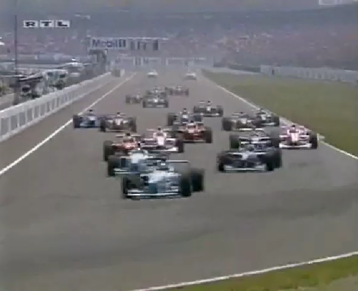 MsportXtra's tweet image. #F1 #OnThisDay, July 28th 1996, polesitter @HillF1 took his @WilliamsRacing to win the #GermanGP at Hockenheim. Jean Alesi in the Benetton took 2nd while @27villeneuve finished 3rd in the other Williams. youtube.com/watch?v=GYJipR… #MsportXtra @UnracedF1 @frentzen_hh