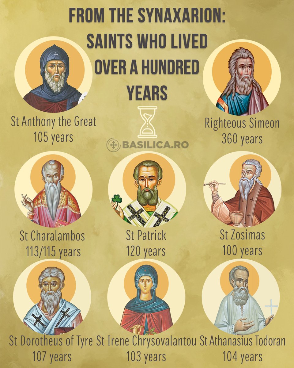 BasilicaNews's tweet image. Saint Irene 🍎 fell asleep in the Lord at the age of 103.
Do you know any other long-lived saints? ✍️
#thegoodtoknow