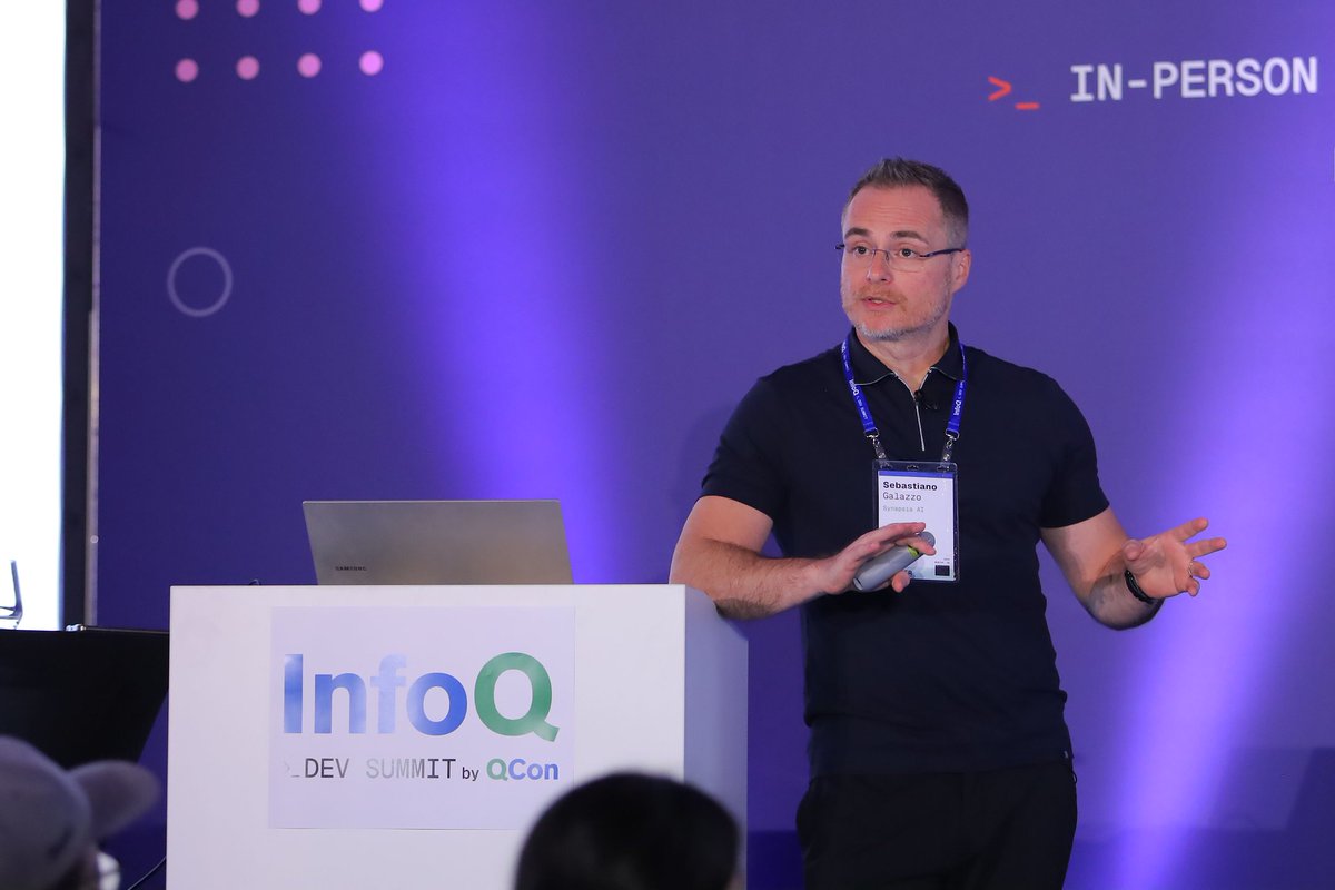 InfoQ's tweet image. Last year at #InfoQDevSummit Munich, the conversation around AI took a sharp, pragmatic turn. The focus shifted from pure hype to the real-world economics of building AI systems.
bit.ly/4o8dfhh
This year (Oct 15-16) expect even deeper dives into building high-impact AI.