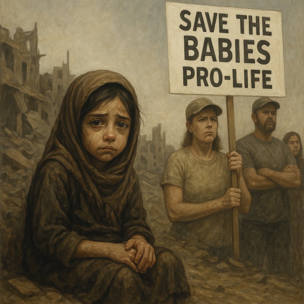 TruthDaniel589's tweet image. Is being pro-life only a concern within America's borders? #WeAllHaveKids