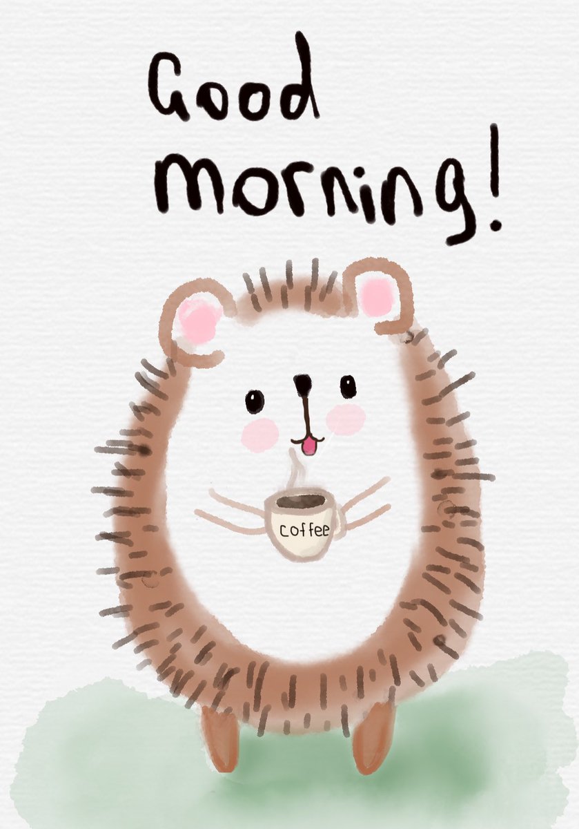 GM!

Mondays can feel sharp, like hedgehog needles,  but a kind mindset turns them soft and sweet. 😊

Happy Monday ☕️