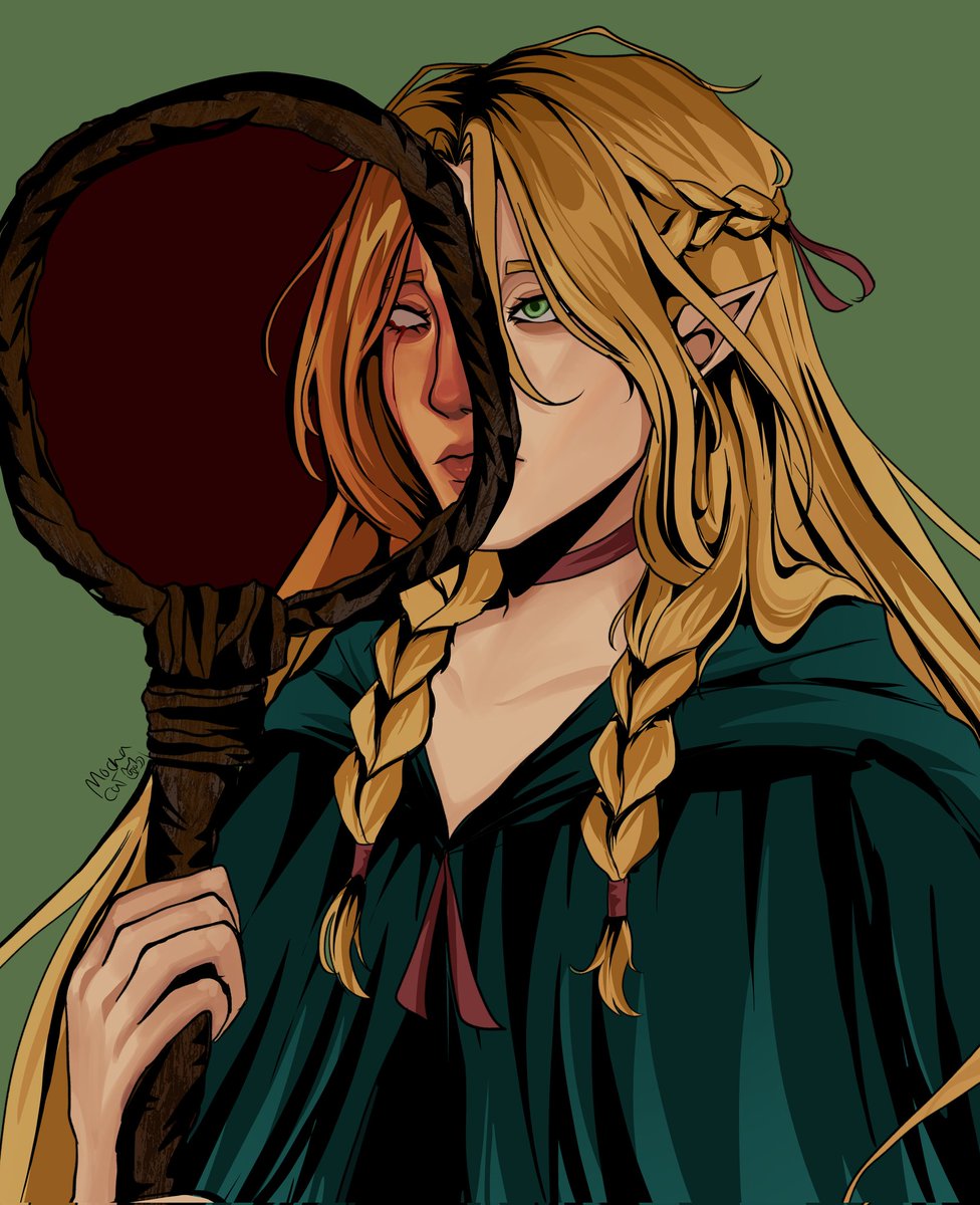 Mochacatbobona's tweet image. Fiz um redraw bobo e gostei
#dungeonmeshi #marcille