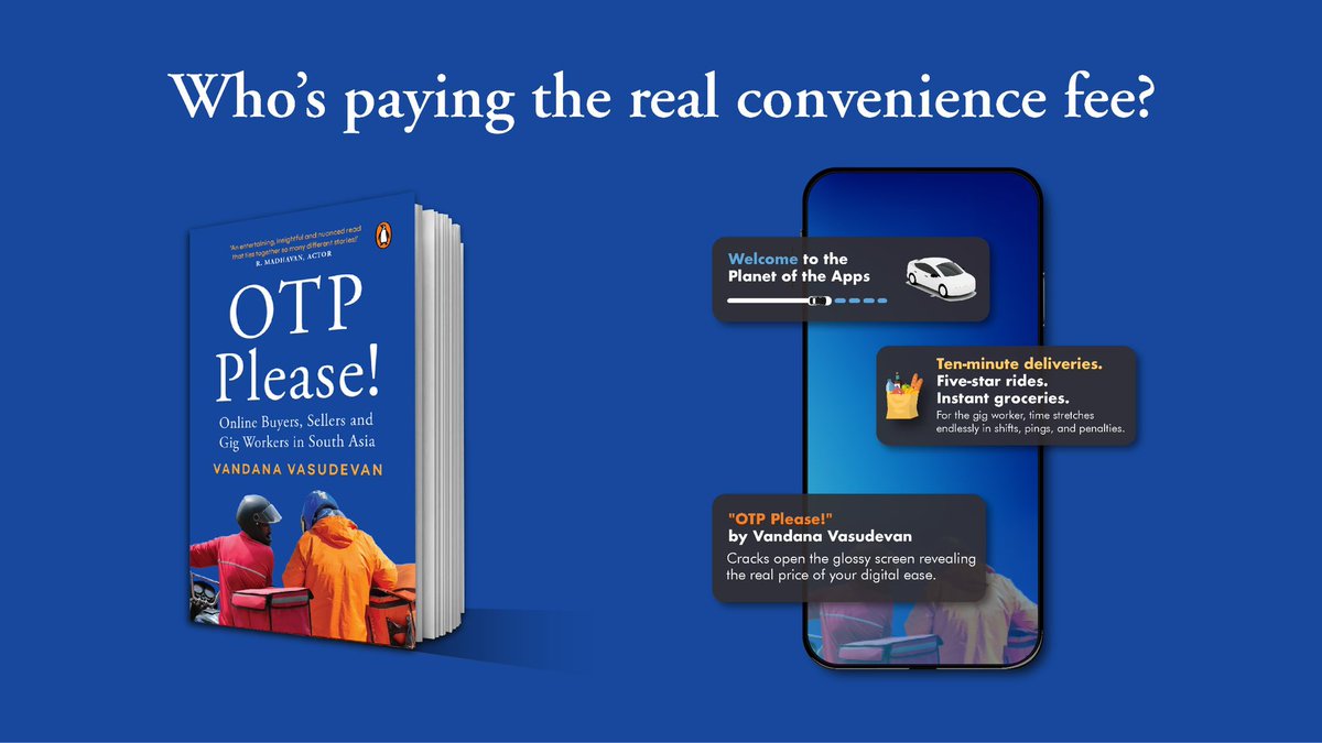 ‘OTP Please’ delves into the wondrous new world of electronic commerce by connecting diverse stories and perspectives gathered across South Asia, from Peshawar to Patna and Colombo to Kathmandu. Get your hands on it today- amzn.in/d/7bIBs1S