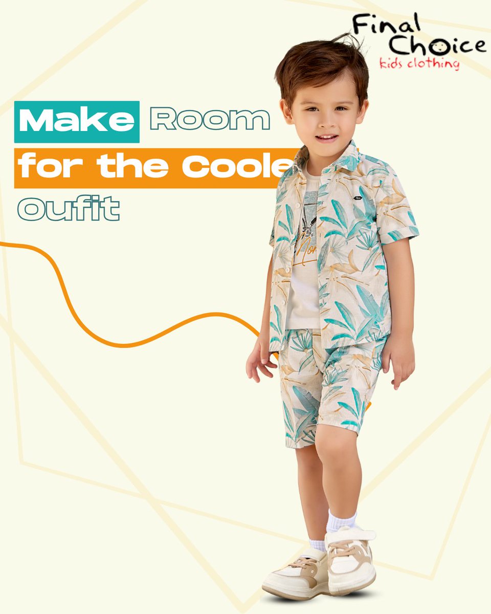 finalchoicekids's tweet image. Trendy vibes, comfy feels – it’s a Final Choice fit!
#FinalChoice #BoysCasualWear #MiniTrendsetter #BoysFashionIndia #CoolAndComfy #CasualStyleForBoys #KidsStreetStyle #EverydayCool #FinalChoiceKids #BoyswearTrend