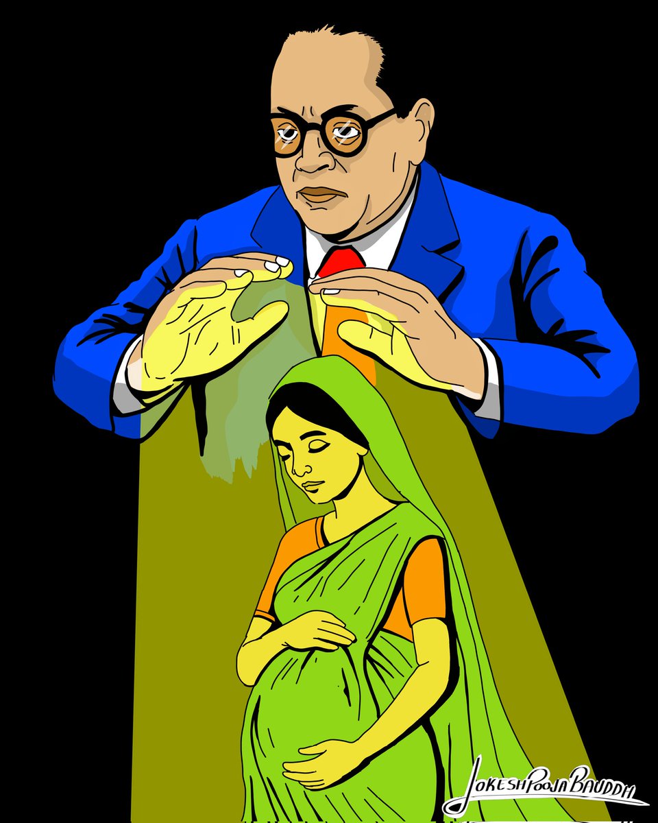 lokesh_pooja05's tweet image. 28 july 1928
#DrBabasahebAmbedkar spoke at The Bombay Legislative Assembly on #maternity_Leave Facilities to #women_workers. If women's today have a #rights
It is because of dr. Babasaheb Ambedkar
#KalaSeKranti