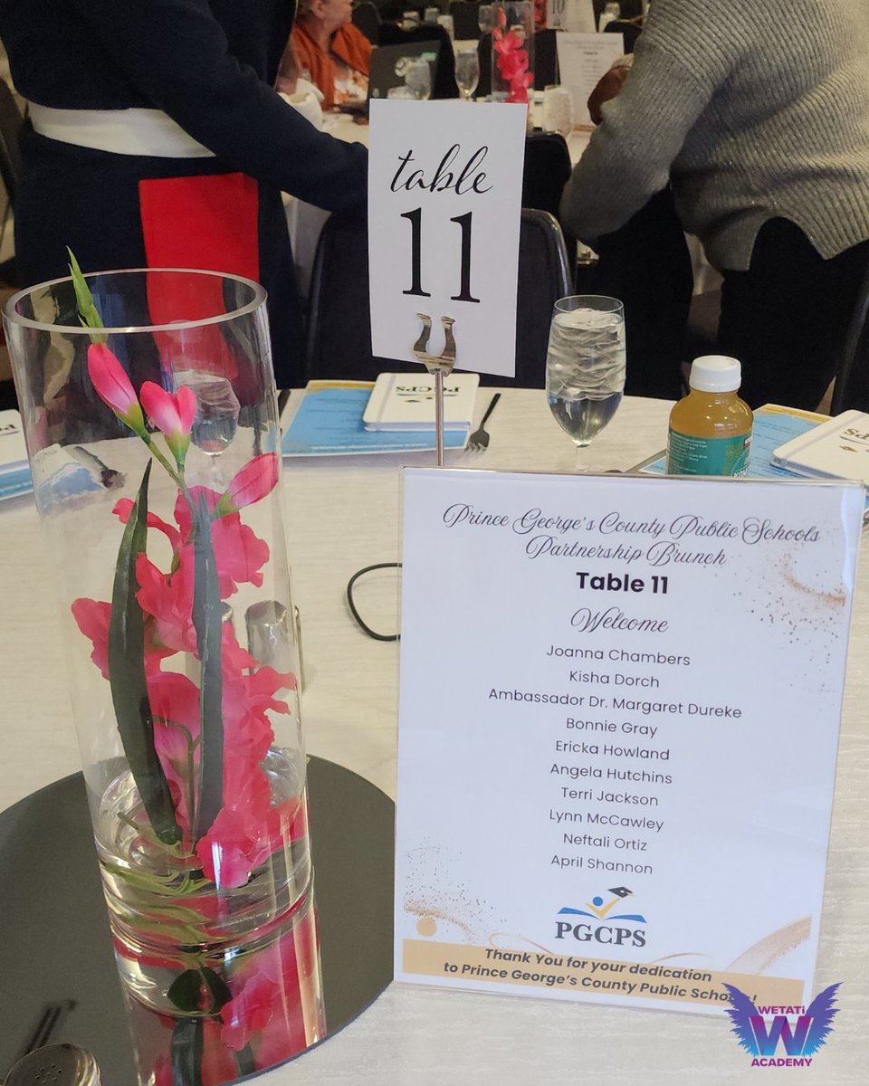 Wetati's tweet image. WETATi Academy is always #PGCPSProud to be a #PGCPSPartner! Check out some memories from the #PGCPS Annual Partnership Brunch. 📷📷 #WETATiAcademy #WETATiPower