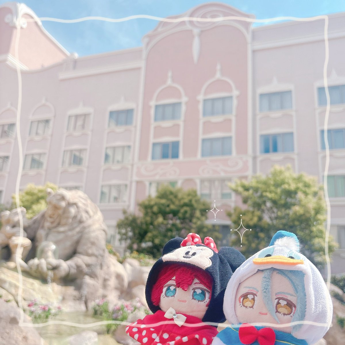 ko_ank3's tweet image. FSﾎﾃﾙ泊まってﾃﾞｽﾞﾆ堪能して...ﾇ達こんがり焼けたね🐭
