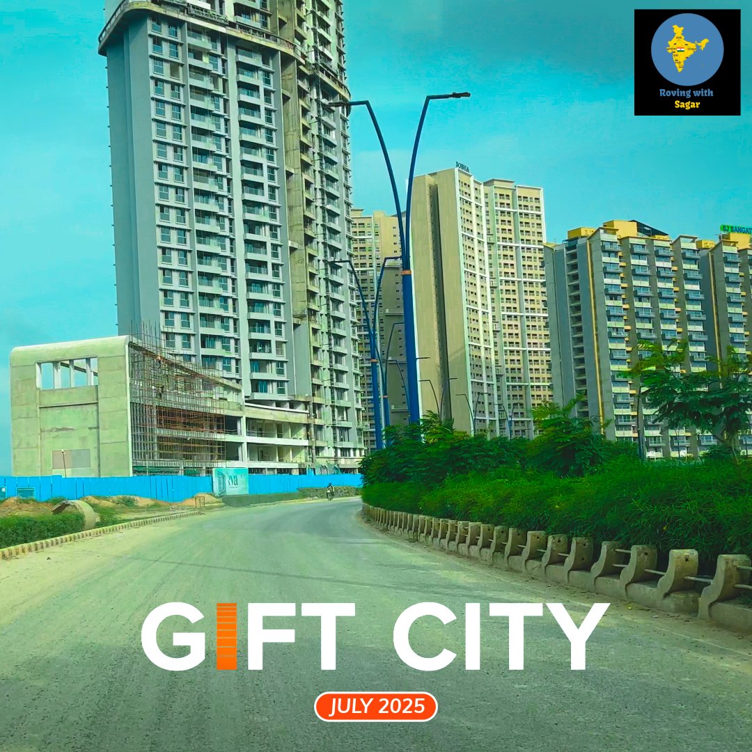 Sagar1289's tweet photo. 🚗 GIFT City 4K Drive | July 2025
Witness India’s smartest city rise — new towers, roads &amp; rapid construction! 🏙️🚧

🎥 Watch the full video now: https://t.co/TzRwl3gqfV

#GIFTCity #4KDrive #UrbanIndia #RovingWithSagar https://t.co/cgq0gI8N84