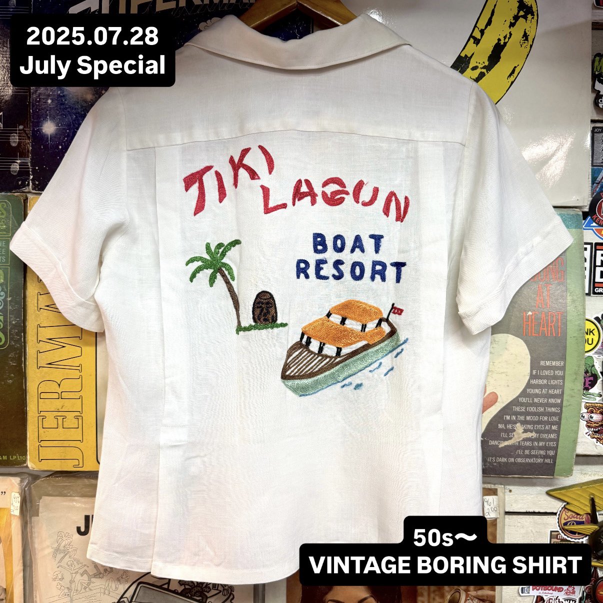 50’s vintage boring shirt レーヨン 50s ボーリングシャツ 1950年代頃 cheswick 