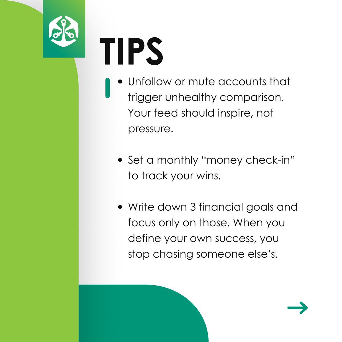 OldMutualNam's tweet image. Mind Over Money: The Trap of Comparison
Ever looked at someone else’s lifestyle and thought, “I’m behind”? It’s easy to fall into the comparison trap, but it’s a fast way to lose focus, confidence, and control.
Social media often shows the spending, not the saving. Swipe…