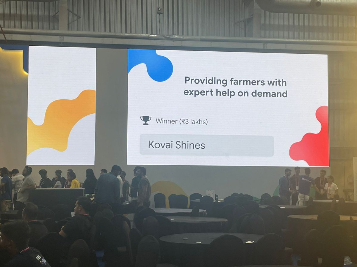 Digitide_sol's tweet image. Victory for Team Digitide!

Team Kovishine won the 48hr Google Agentic AI Hackathon with a cutting-edge farming solution using Vertex AI—personalized crop guidance, subsidy mapping &amp;amp; more!

Best use case &amp;amp; architecture!

#Digitide #AgenticAI #GoogleVertexAI #AIHackathon