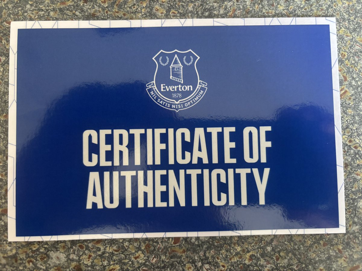 Mike Wilson* (@redsmail) on Twitter photo Calling all <a href="/Everton/">Everton</a> supporters, here’s a chance to bid for this signed shirt donated in March to <a href="/DarbyRimmerMND/">Darby Rimmer MND Foundation</a> by the club as part of March of the Day II. Great souvenir and you will be helping the fight against MND if you win this
Bid here.
uk2.emma-live.com/MOTDIIAuction/… Calling all <a href="/Everton/">Everton</a> supporters, here’s a chance to bid for this signed shirt donated in March to <a href="/DarbyRimmerMND/">Darby Rimmer MND Foundation</a> by the club as part of March of the Day II. Great souvenir and you will be helping the fight against MND if you win this
Bid here.
uk2.emma-live.com/MOTDIIAuction/…