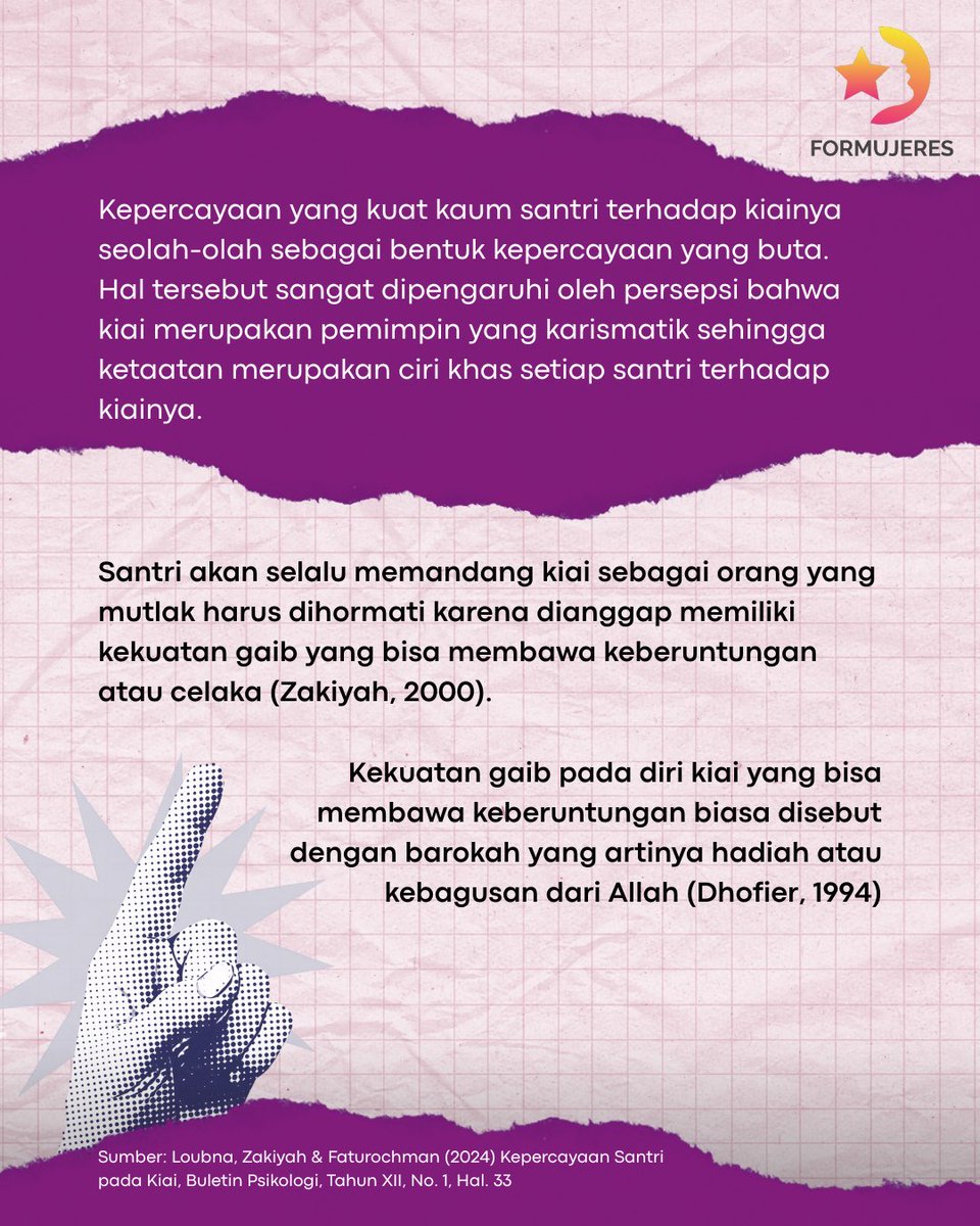 ForMujeres's tweet photo. Tiap tahun selalu ada kasus kiai cabul. Kok bisa?? (bertanya dengan nada halus 🙏) https://t.co/i9ZOIbqlvQ