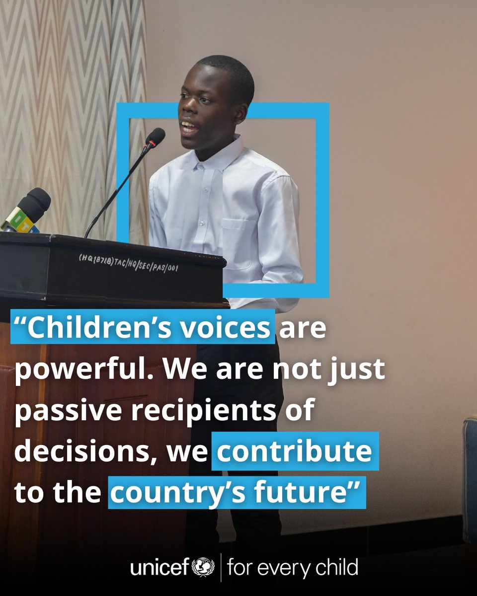 Raphael is #WorkLifeReady! 🗣️ At just 18, he's using one of the most powerful skills—speaking up and being heard. As a UNICEF Youth Advocate, Raphael is pushing for children’s voices to be heard in decision making. 🧠 Advocacy is a skill. Use it #ForEveryChild.