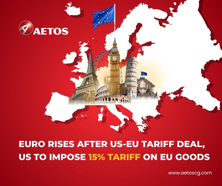 AETOSCG's tweet photo. EURO RISES AFTER US-EU TARIFF DEAL, US TO IMPOSE 15% TARIFF ON EU GOODS

#trading #investing #economy #financial https://t.co/7EfgcerOAb