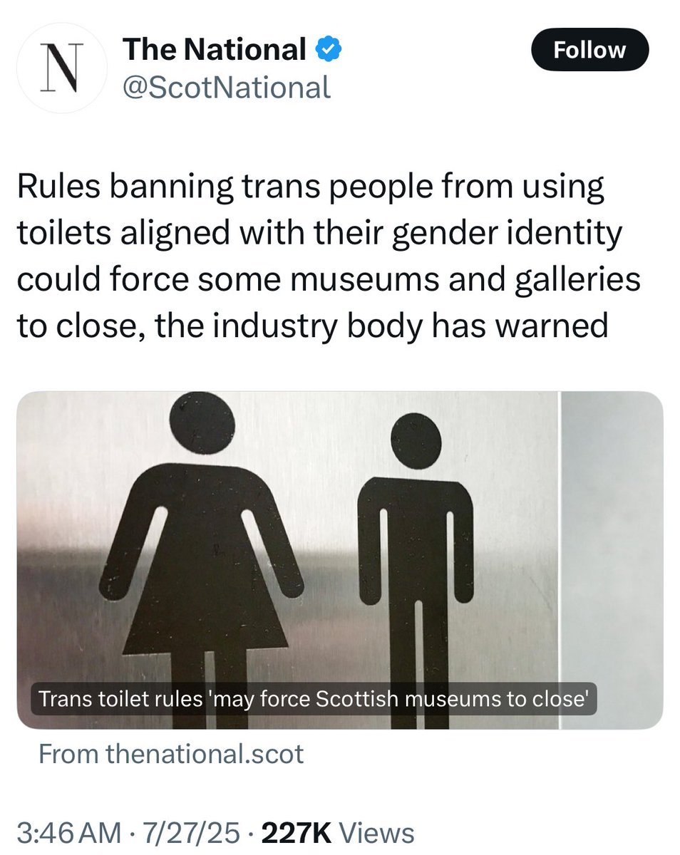 Allowing men into the ladies room was the only draw the museums had?   

Do they realize what they’re saying?