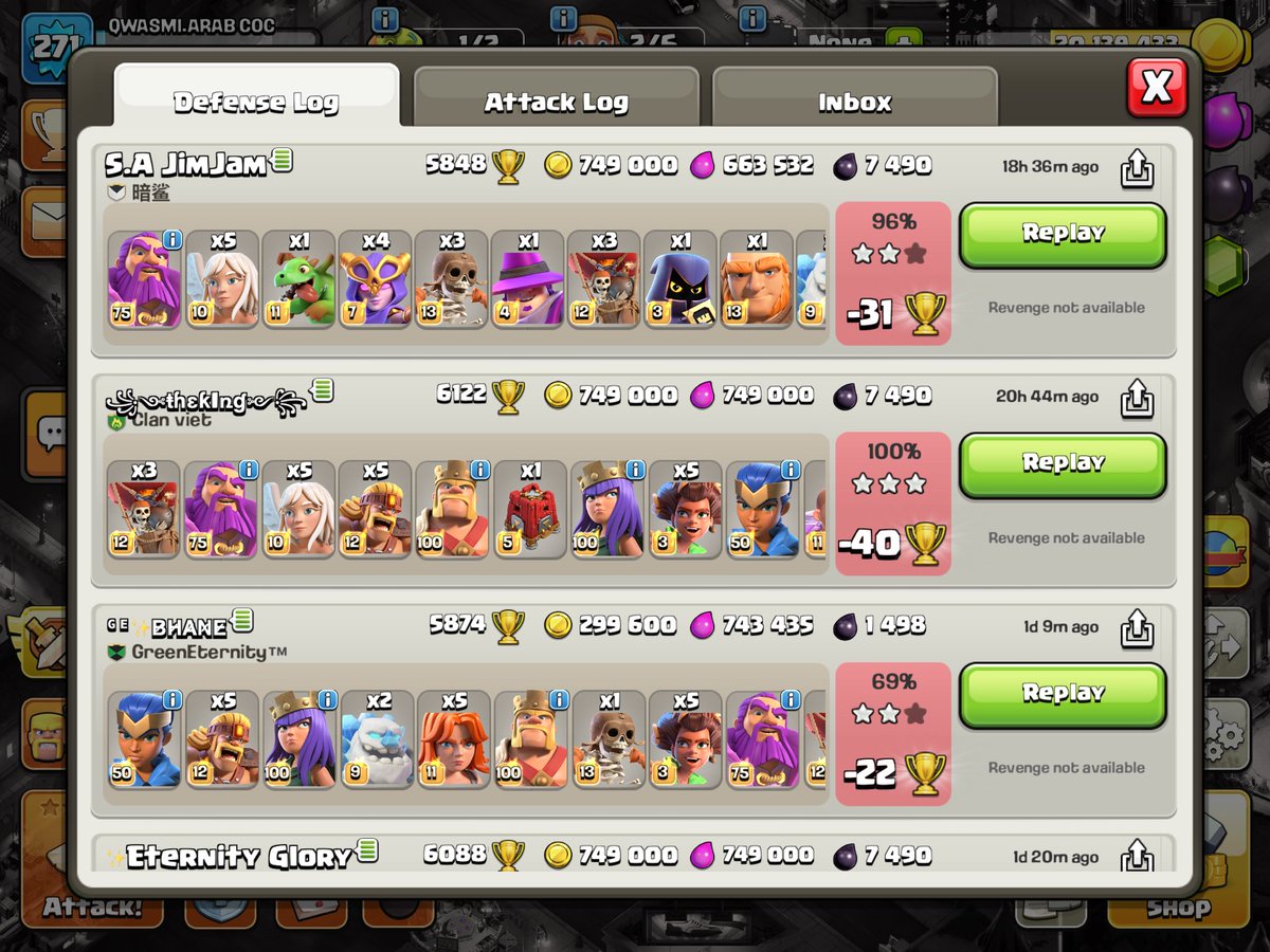 Last base i used from <a href="/dot_lobby/">DOT Lobby</a>  <a href="/1DARKONTOP/">VTC DARK ON TOP</a> 

link.clashofclans.com/ar?action=Open…