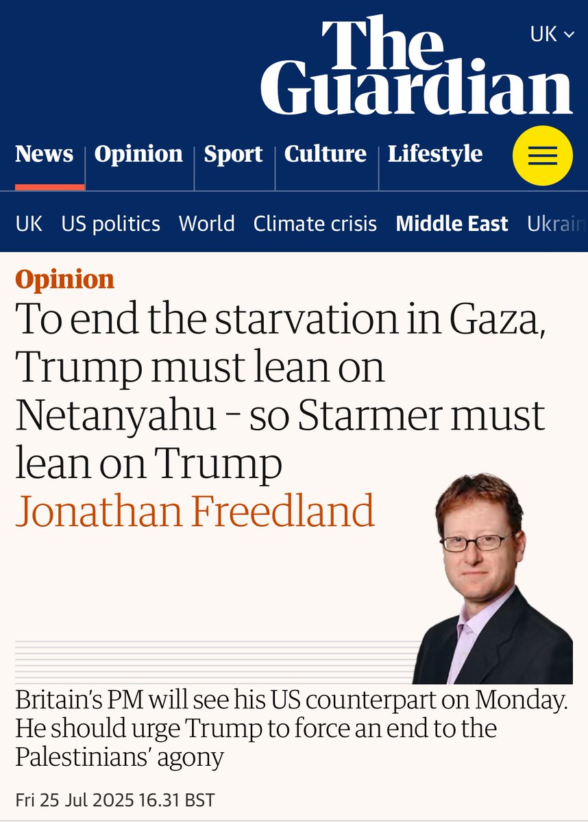 How it started      How it’s going

The Israel lobby’s cynically manufactured ‘antisemitism crisis on the left’ to destroy Corbyn &amp; replace him with a right wing pick helped pave the way for the UK govt-backed genocide in Gaza

Don’t be fooled by ‘liberal’ Zionists like Freedland