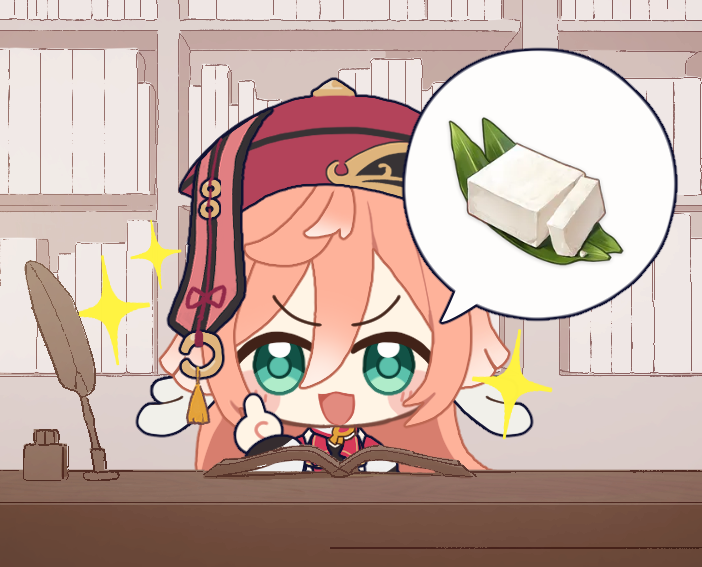 zakkuri24's tweet image. 【#煙緋生誕祭2025】 
「はははっ、豆腐は最高だな！うんうん、誕生日こそ『豆腐』だ！」