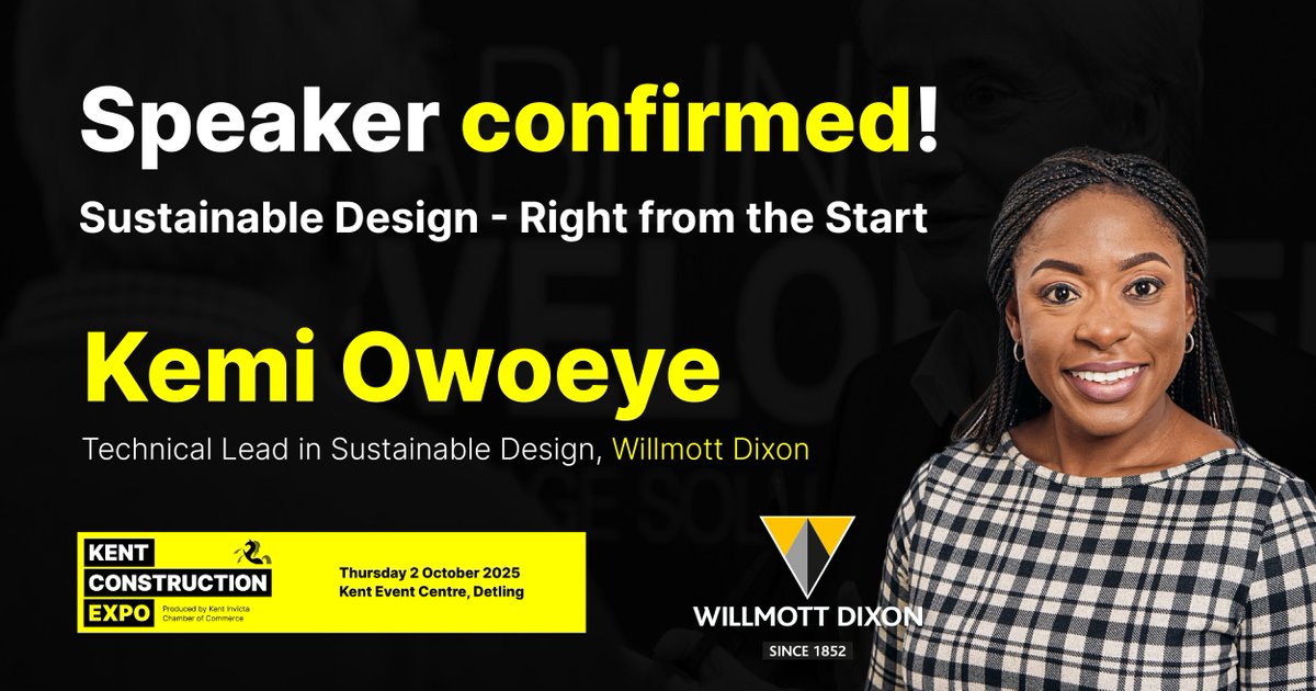 We will be joined by Kemi Owoeye, Technical Lead in Sustainable Design at Willmott Dixon. Kemi will be discussing how sustainable design needs to be intentional and approached with clear intent. Avoid costly changes and improve your construction collaboration at this year's EXPO