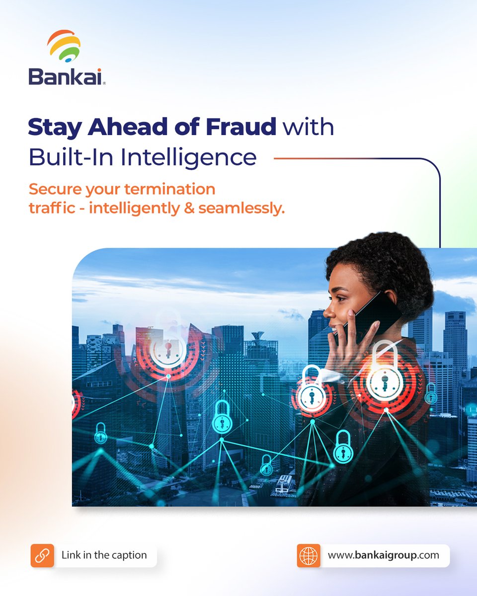 Secure your termination traffic intelligently and seamlessly.
 
Ready to upgrade your switch from passive to preventive? Let's talk: bit.ly/3EHilPA
 
#TelecomFraudPrevention #FraudManagement #RevenueAssurance #SMSFraudProtection #RealTimeThreatDetection