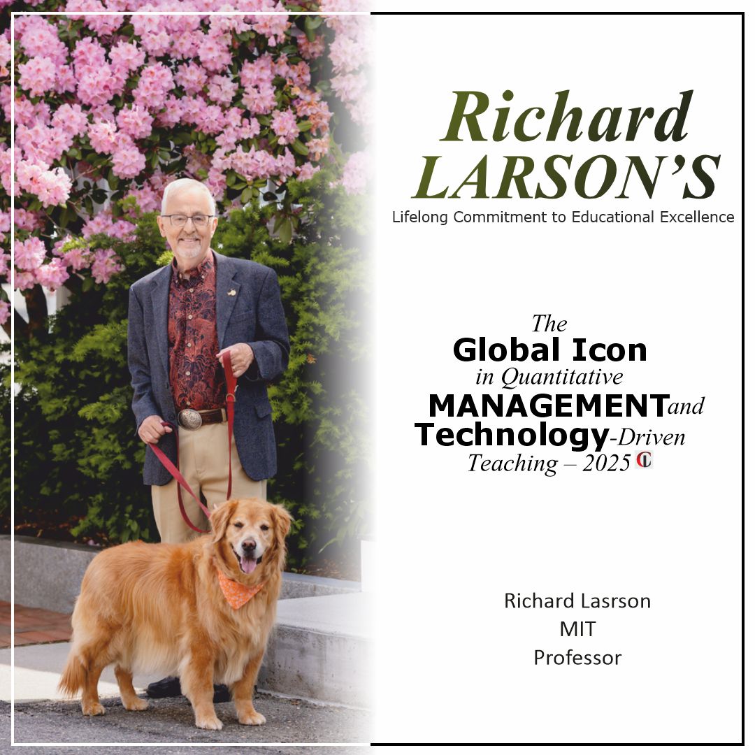 CIOLookmedia's tweet image. In this exclusive cover story, CIOLook spotlights #RichardLarson, esteemed Professor at #MIT, celebrated as The Global Icon in Quantitative Management and Technology-Driven Teaching.
tinyurl.com/36ubh3kr
#education #digitalage #GlobalIcon