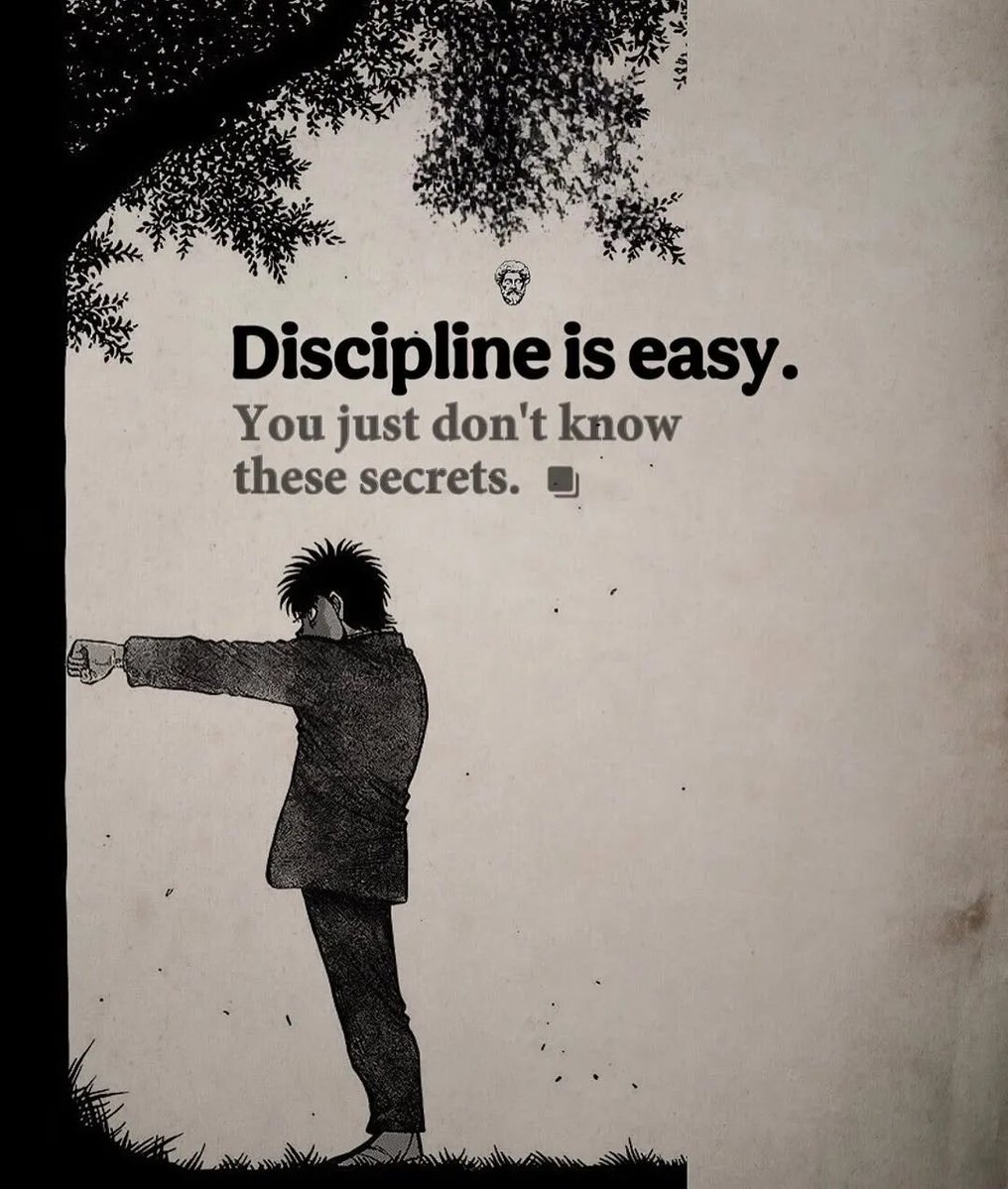 Phi_Pathfinder's tweet image. Discipline Is Easy!
You Just Don't Know These SECETS!
- Thread -