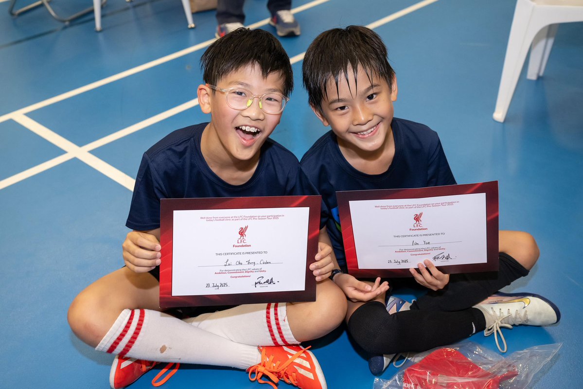 LFCFoundation's tweet image. We were delighted to deliver another memorable experience on the @LFC Tour this time at our @StanChart Soccer Clinic in Hong Kong π