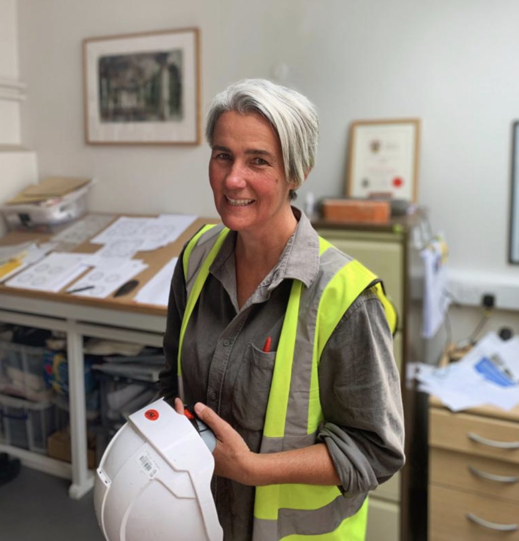 Continuing our theme portraying successful female members of the T&amp;Bs, today we showcase Emma Simpson MBE who has been a bricklayer for 33 years. She is a recognised Master Craftsman specialising in Heritage Brickwork. Read more about Emma, here: tylersandbricklayers.co.uk/pages/female-p…