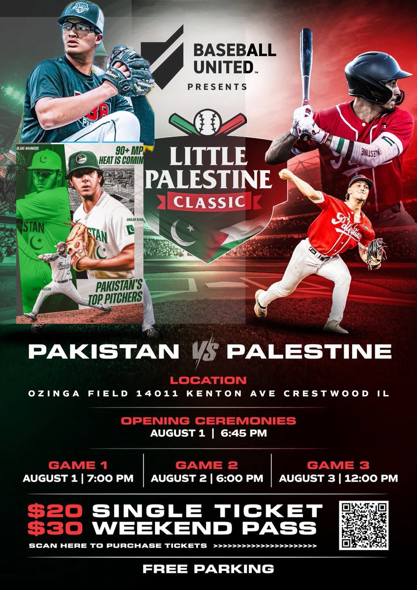 🔥 Get ready, Chicago! The BIG 6 pitchers from Pakistan are about to take the diamond by storm! Expect high heat and even higher stakes! 🌟🇵🇰 #PakistanBaseball #ChicagoHeat <a href="/BaseballUnited/">Baseball United</a>
