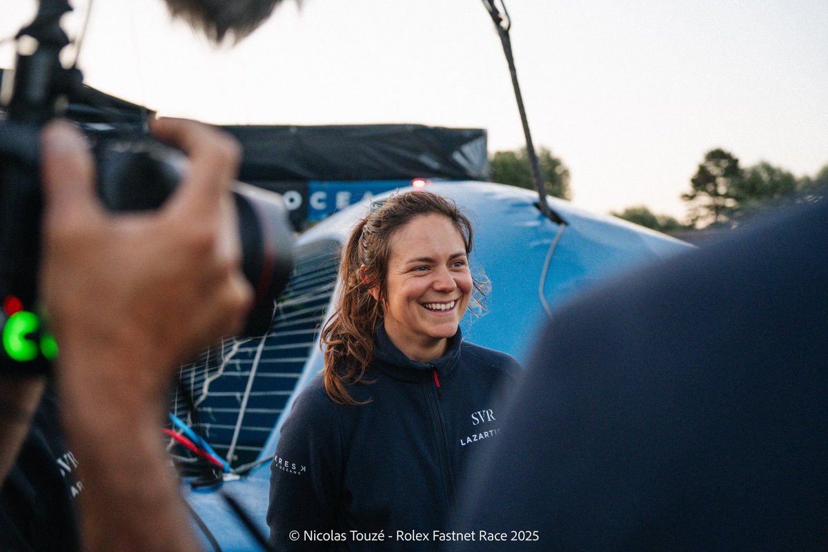 RolexFastnet_Ch's tweet image. BRAVO À LA TEAM @SVRLazartigue 🥹

#RolexFastnetRace @RORCRacing 

📸 Nicolas Touzé / Rolex Fastnet Race 2025