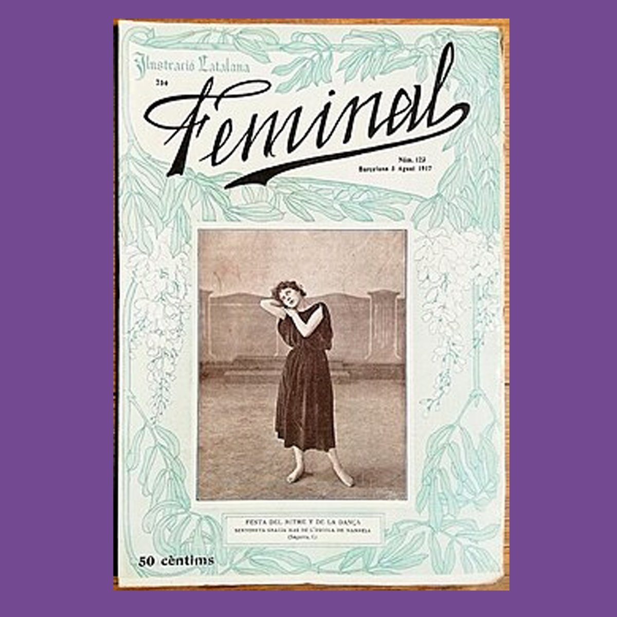 insensats's tweet photo. Carme Karr, publicista i escriptora, col·laborava en revistes com Joventut. Més endavant, però, va sentir la necessitat de crear Feminal, una revista que va néixer amb la voluntat de representar el primer feminisme de Catalunya. https://t.co/ZWYM3xfzja