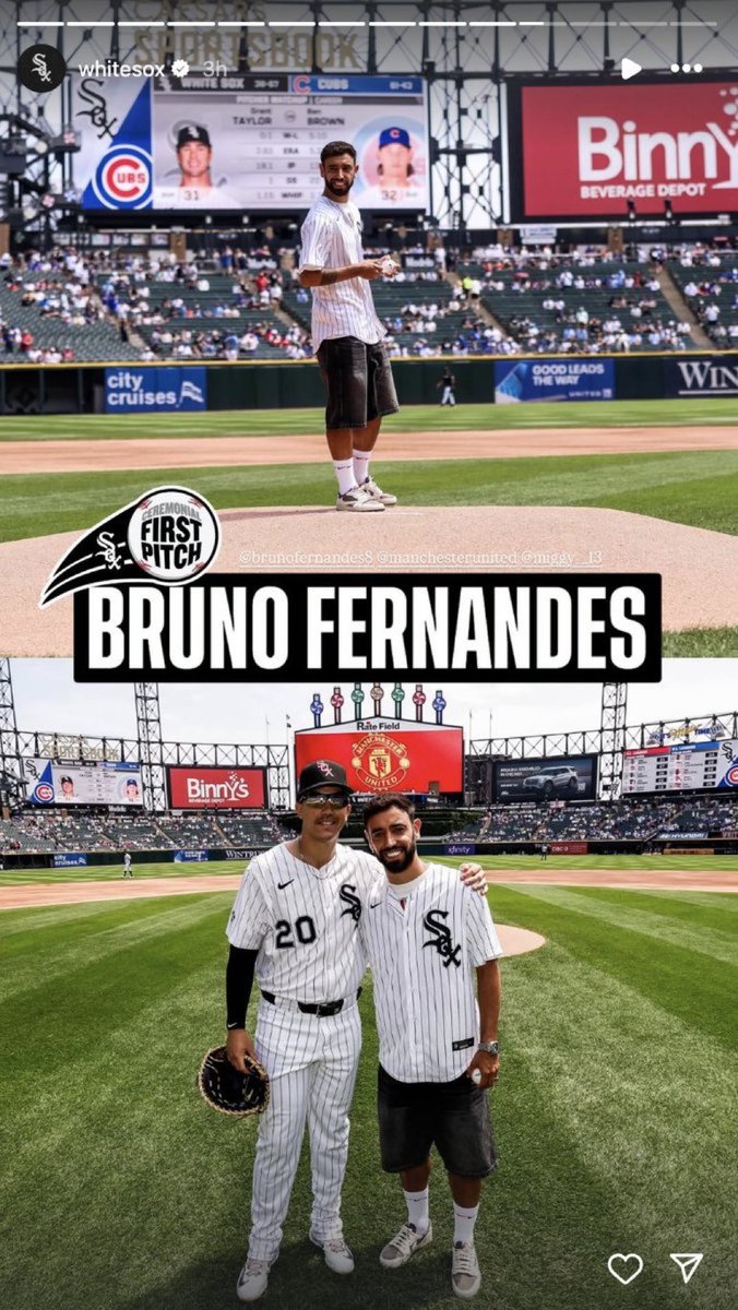 SimplyUtd's tweet image. The White Sox via Instagram ⚾️🔴