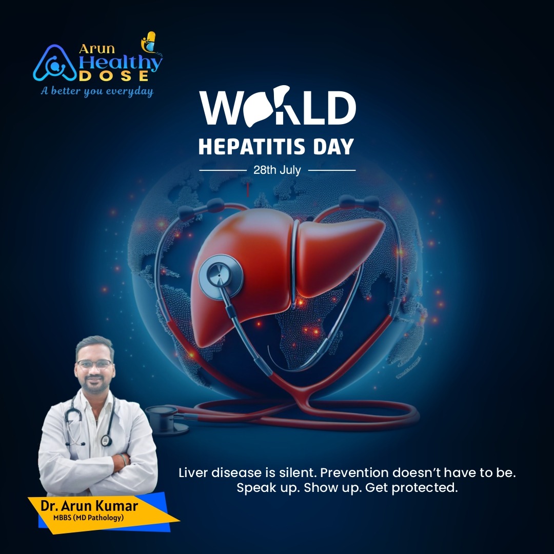 Arun591580's tweet photo. On this World Hepatitis Day, let's unite to raise awareness, break the stigma, and encourage early testing and treatment. Hepatitis can’t wait — your health matters today and every day.

#WorldHepatitisDay #HepatitisAwareness #StopHepatitis #LiverHealth #HepatitisPrevention https://t.co/1IJcutdI6r