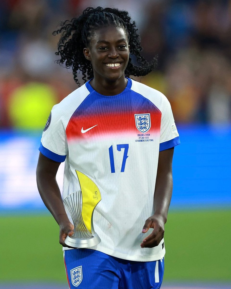 Michelle Agyemang is the first black female footballer to win an individual award at the women’s Euros 🏆