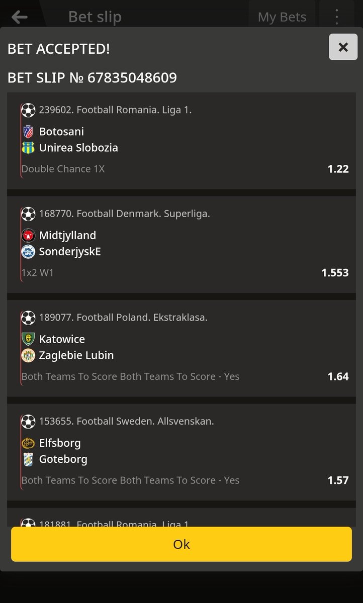 winingbets's tweet image. ๐ฅ 5 ODDS - PURE BANKERS ๐ฅ let's get this one ๐ฐ๐ฏ
๐ Bet Code: N3UN3
๐ฐ Bookie ni moja tu - Afropari
๐ Promo Code: SRT10
๐ Register Now: refpa84423.com/L?tag=d_406886โฆ
More tips on our way