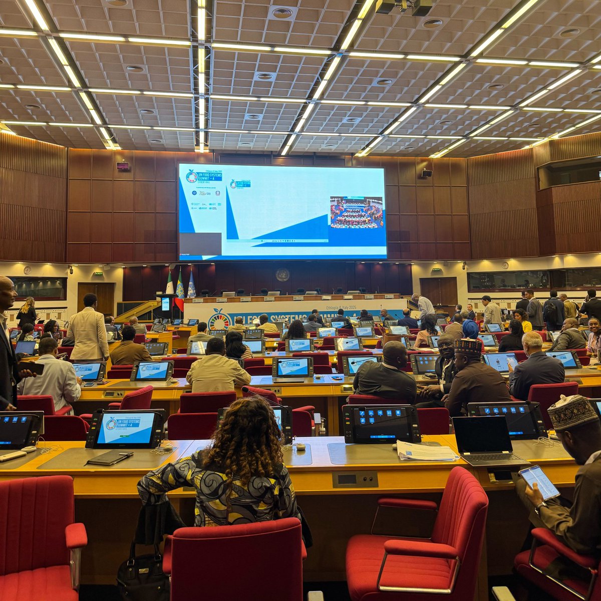 #UNFSS2025 kicks off in Addis Ababa! 

Amid climate challenges, conflicts, and growing inequality, leaders and stakeholders convene to renew their commitment to shared responsibility and joint efforts—placing #FoodSystems at the core of the #SDGs.
