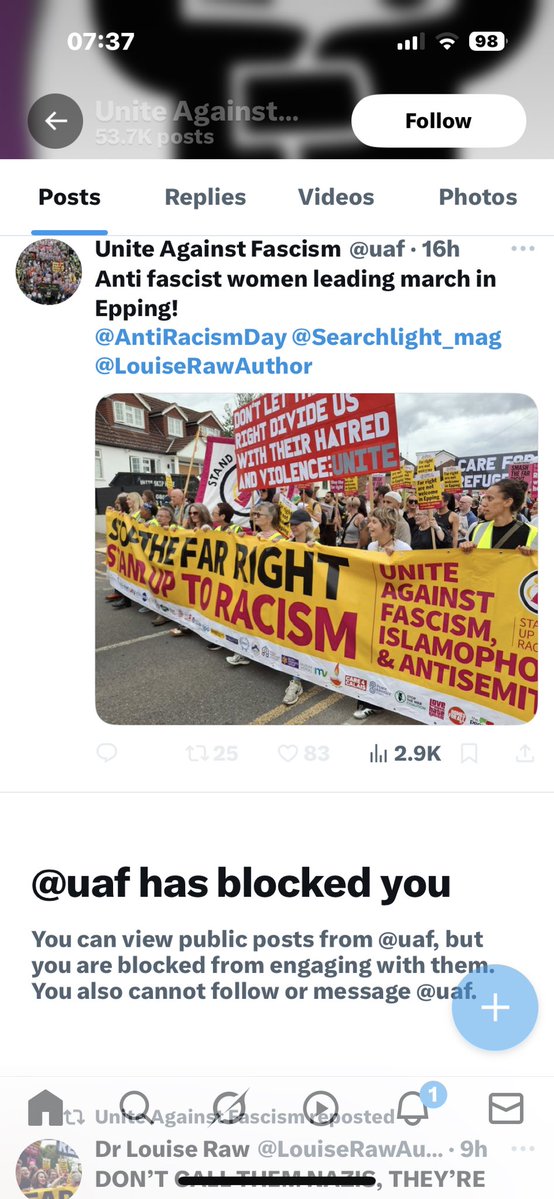 Welsh__Laurie's tweet image. The left clearly demonstrating fascism at his best by blocking me because I don’t agree with them they don’t agree with freedom. Must speak they don’t agree with people protesting unless it’s on their side.