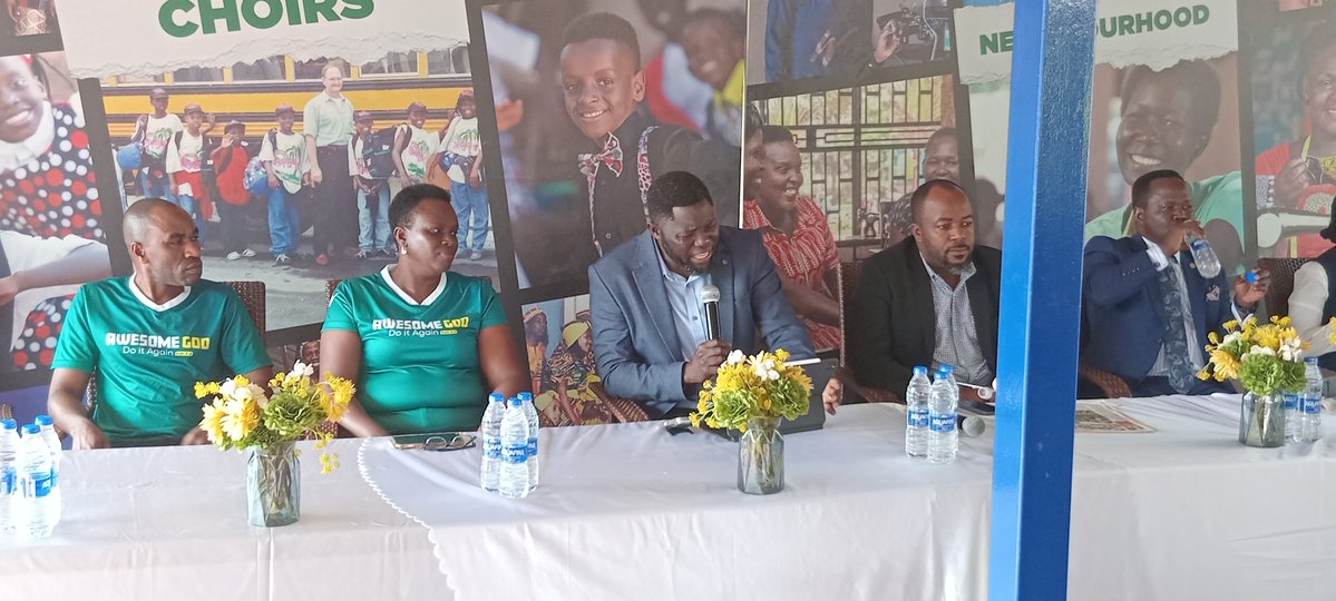 Jadwong's tweet image. 🟥 Pastor Julius Rwotlonyo speaks at the launch of 2025 Watoto Golf tournament ⛳️🏌‍♀️ 

✳️ Raising sh350 million to empower vulnerable women

✳️ Church cares about their community