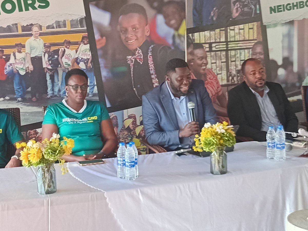Jadwong's tweet image. 🟥 Pastor Julius Rwotlonyo speaks at the launch of 2025 Watoto Golf tournament ⛳️🏌‍♀️ 

✳️ Raising sh350 million to empower vulnerable women

✳️ Church cares about their community