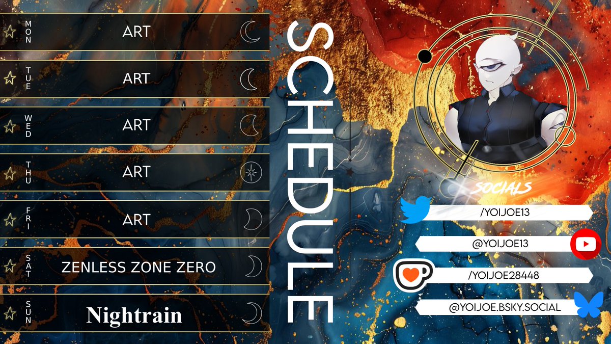 yoijoe13's tweet image. returning from the dead new #Schedule