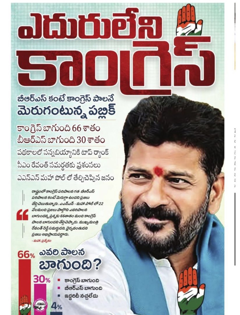 Amithkmrshetty's tweet image. రేవంతన్న ప్రజా పాలన నా... మజాకా...
#JaiCongress ✋🏻 
@revanth_anumula @RamMohanINC @GeethaAinala @TPCCMEDIA_COMM @naini_rajender @deepak8592 @Akhil_patel11 @Shivashank81588 @DilliKalyan @mdnabeen_nabeen @PraveenBaddam1 @Revanth_Sainyam