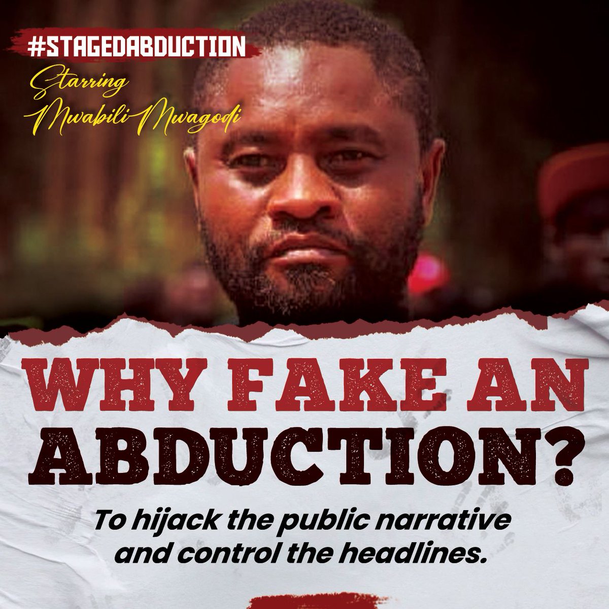 viosam18's tweet image. We cannot build a truthful society on lies. The latest act starring Mwabili Mwagodi falls under the shameful trend of #StagedAbduction. It’s designed to manipulate emotions, stir unrest, and fish for donor money. For Kenya’s stability, this must stop.