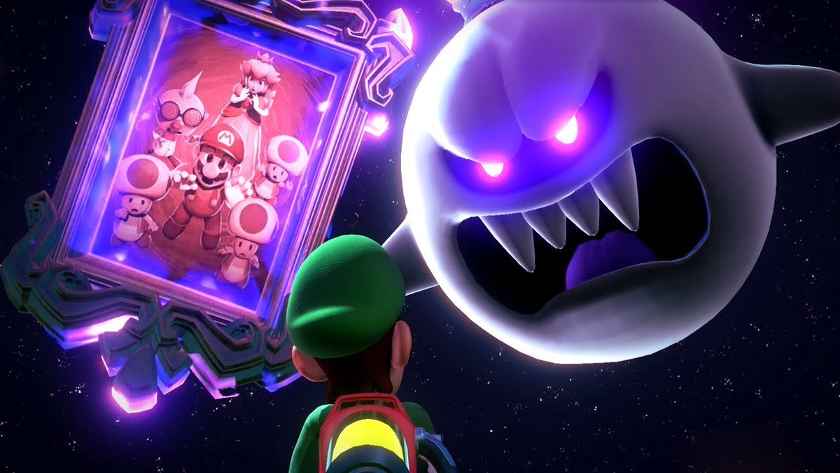 LuigiXP's tweet image. You Know how King Boo hates Luigi more every game? Next game he&apos;s just gonna pull up with a Gun