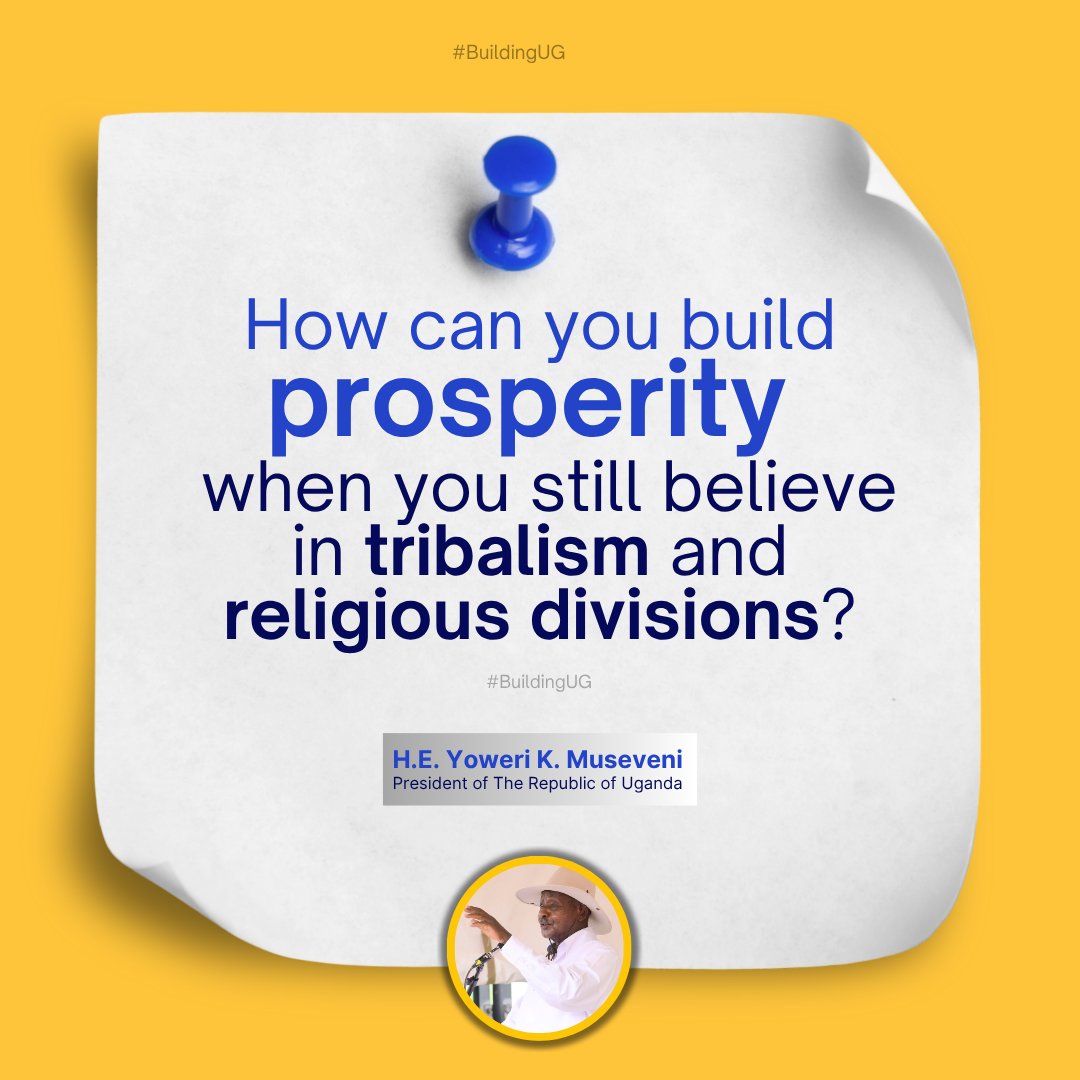 ShanLoveN's tweet image. Today&apos;s quote from President Yoweri Museveni on how to build wealth.