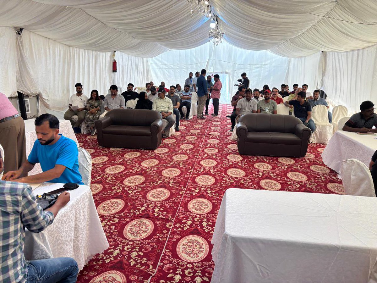 Consul General Shri Satish Sivan chaired the Open House session at the Indian Relief Committee in Ras Al Khaimah to address consular grievances and other welfare issues of Indian nationals.