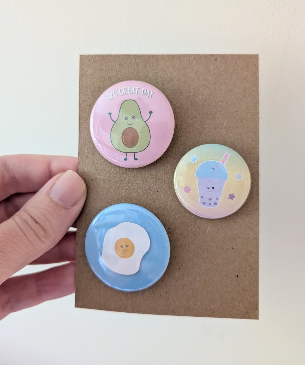 andrealem's tweet image. My cute food badges are now available to buy as a pack of 3
etsy.com/uk/listing/434…
#earlybiz #badges #cutefood #shopindie