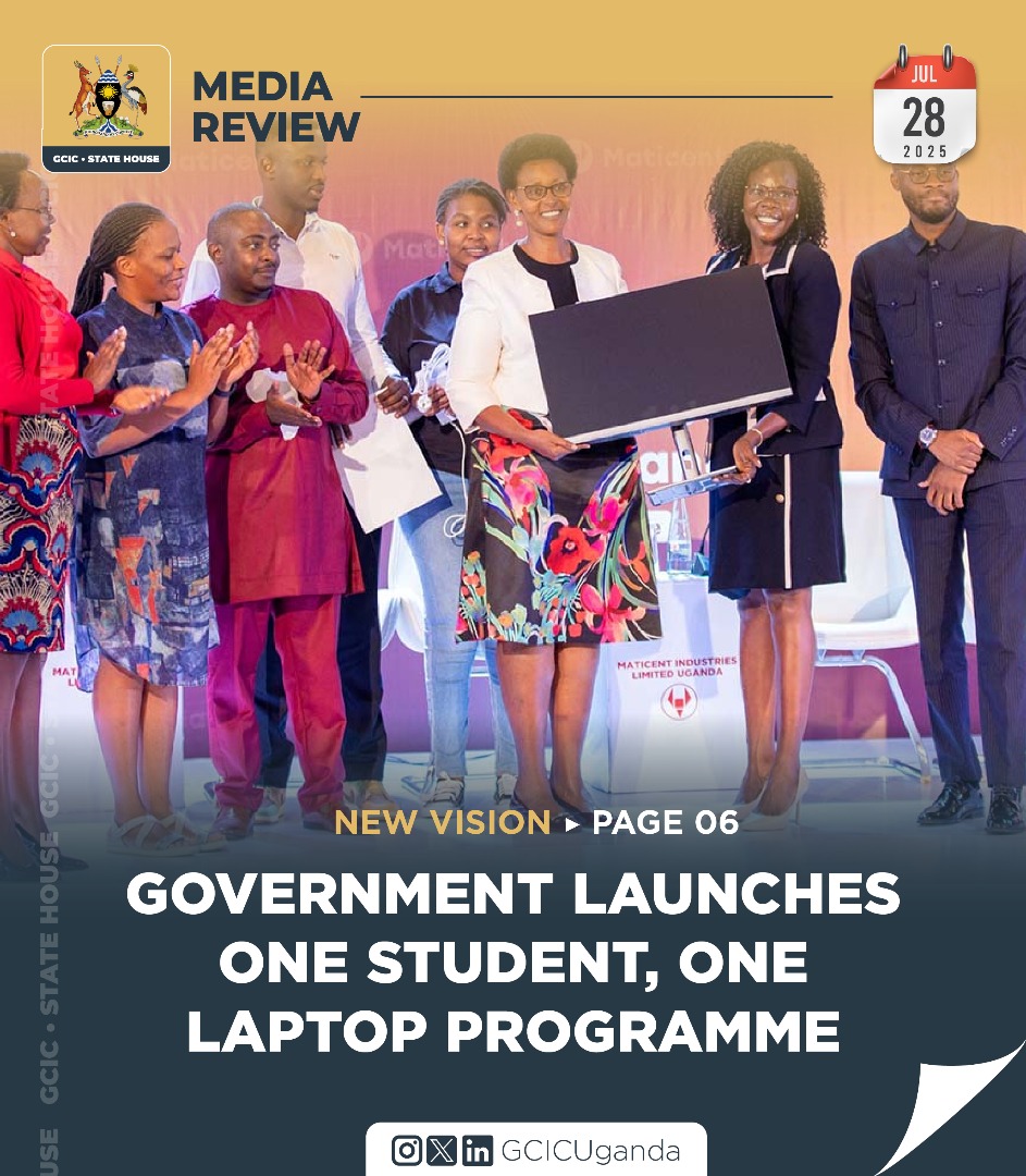 GCICMediaReview's tweet image. Government launches 'One Student, One Laptop' initiative to bridge digital divide and empower learners in higher institutions with personal computers.
#GCICMediaReview