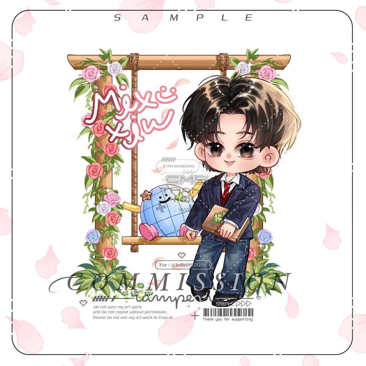 iampercms's tweet image. 🧸SAMPLE : สเกลจิบิเต็มตัว
—————————————

• commission 
(Illustration by : iamperr )
——— Thank you 🎀✨
#iamperrCMS