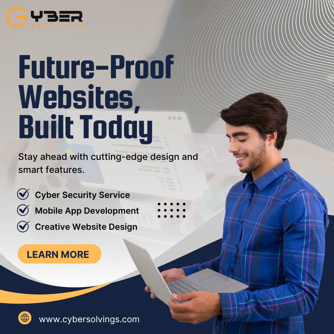 _cybersolvings_'s tweet image. Your business is growing fast — but is your website ready to scale?
At CyberSolvings, we build powerful, modern websites designed to grow with your brand.
🌐 cybersolvings.com
#SmartWebSolutions #CyberSolvings #WebsiteDesign #BusinessGrowth #WebDevelopment #ScalableTech